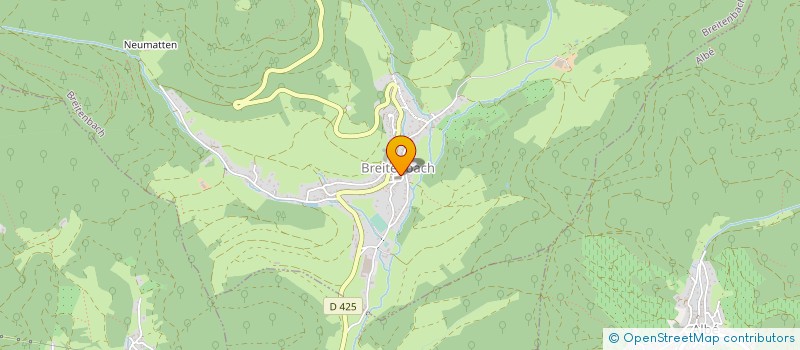 localisation de l'entreprise ALSACE AVENTURE NATURE  BREITENBACH