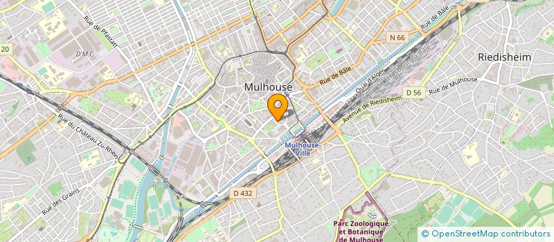 localisation de l'entreprise ALSACE BETAIL à MULHOUSE