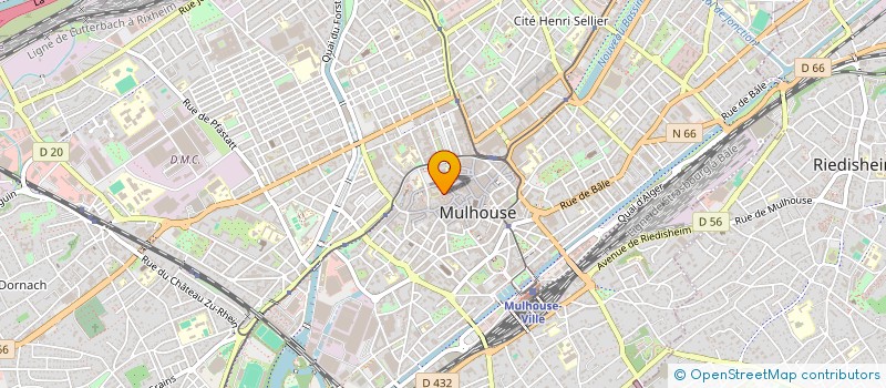 localisation de l'entreprise ALSACE BIOLOGIE à MULHOUSE