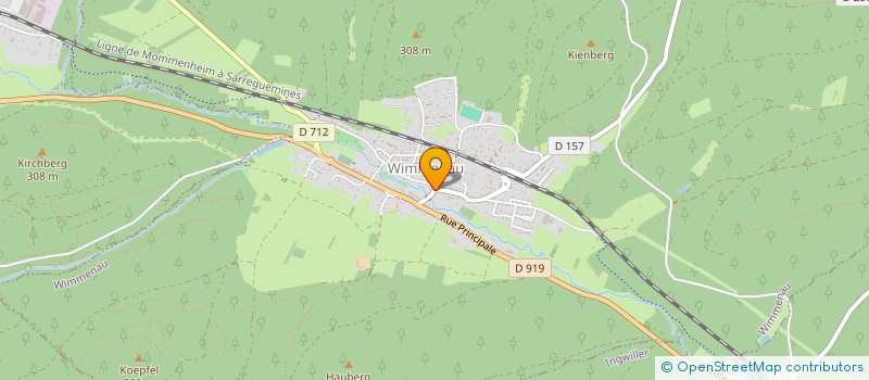 localisation de l'entreprise ALSACE BOIS MONTAGE  PETERSBACH