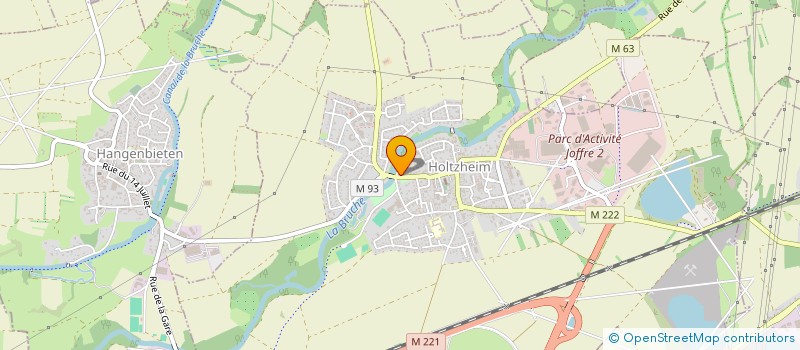 localisation de l'entreprise ALSACE CAR 67  HOLTZHEIM