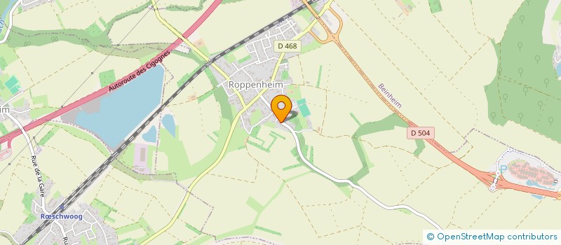 localisation de l'entreprise ALSACE CARGO FRUITS  ROPPENHEIM