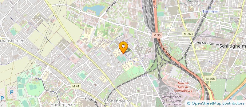 localisation de l'entreprise ALSACE CHAPE CARRELAGE à STRASBOURG