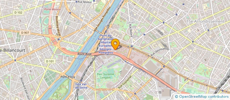 localisation de l'entreprise ALSACE CONNEXIA à PARIS 15