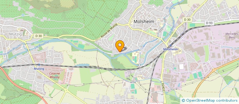 localisation de l'entreprise ALSACE CONSEIL ENTREPRISE  MOLSHEIM