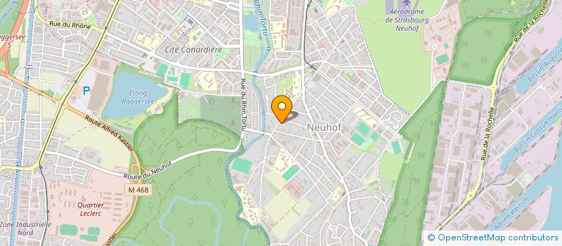 localisation de l'entreprise ALSACE CONTROLE TECHNIQUE à STRASBOURG