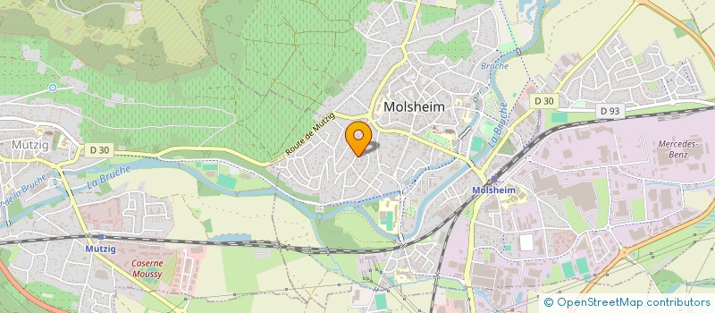 localisation de l'entreprise ALSACE COSMETIC à MOLSHEIM