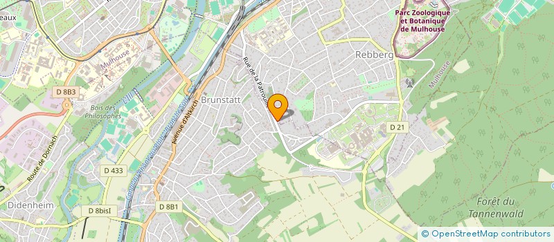 localisation de l'entreprise ALSACE DIAG IMMO  BRUNSTATT-DIDENHEIM