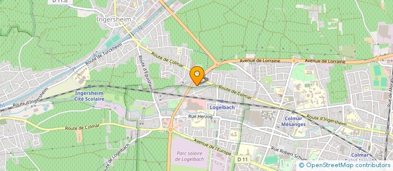 localisation de l'entreprise ALSACE DRINKS AND FOODS  COLMAR