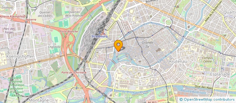 localisation de l'entreprise ALSACE E-SANTE à STRASBOURG