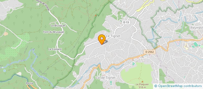 localisation de l'entreprise ALSACE ETANCHEITE à LE TIGNET