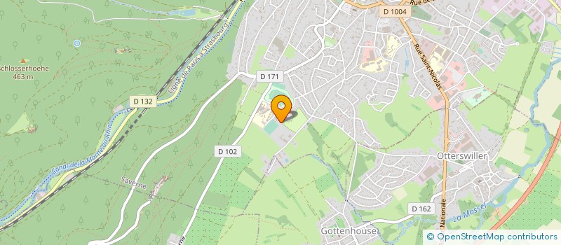 localisation de l'entreprise ALSACE EXPLOITATION CAMPING  SAVERNE