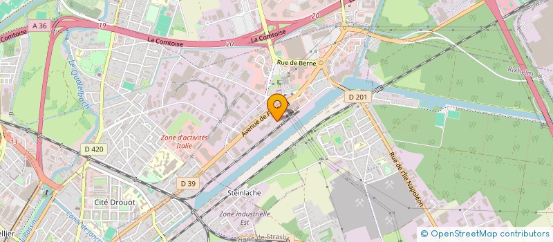 localisation de l'entreprise ALSACE FERMETURES SOLUTIONS ET SERVICES à ILLZACH