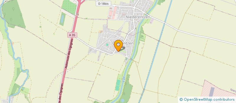 localisation de l'entreprise ALSACE FLECK ELEC  OBERENTZEN