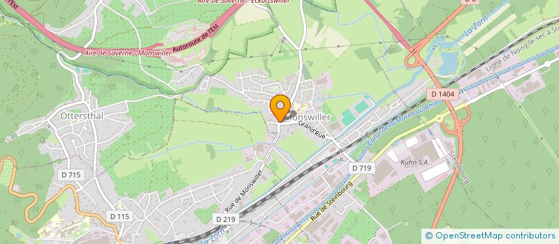 localisation de l'entreprise ALSACE FOURNIL à HAEGEN