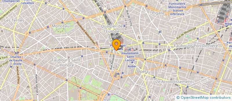 localisation de l'entreprise ALSACE GAMBETTA II à PARIS