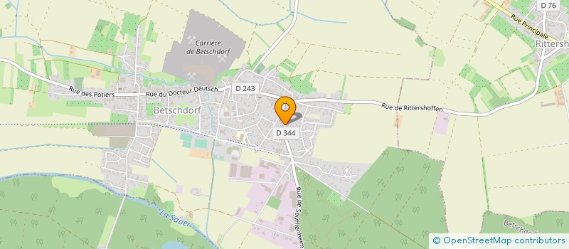 localisation de l'entreprise ALSACE GEO SYSTEMES à BETSCHDORF