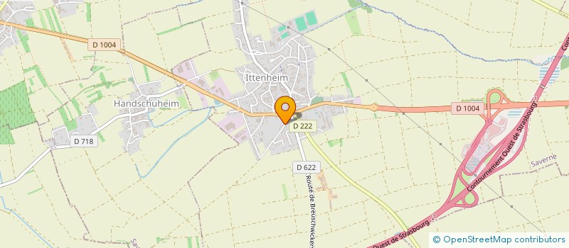 localisation de l'entreprise ALSACE GLOBAL TRAVAUX à ITTENHEIM