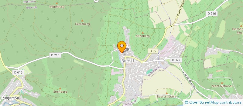 localisation de l'entreprise ALSACE INFO RECYCLING  BOERSCH