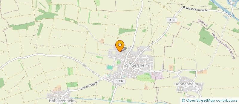 localisation de l'entreprise ALSACE INTERFACE IMMOBILIER  BERNOLSHEIM