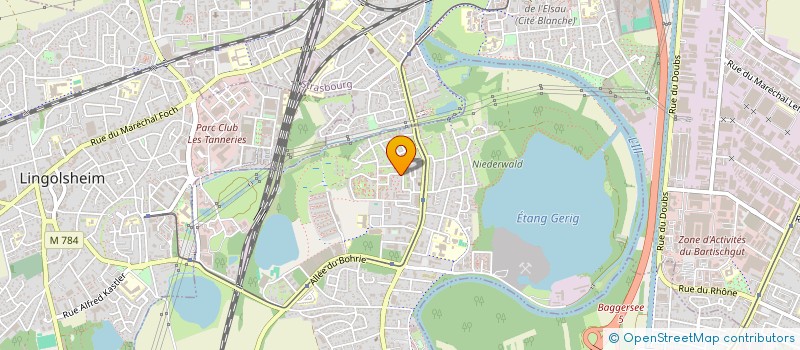 localisation de l'entreprise ALSACE KITCHEN  OSTWALD