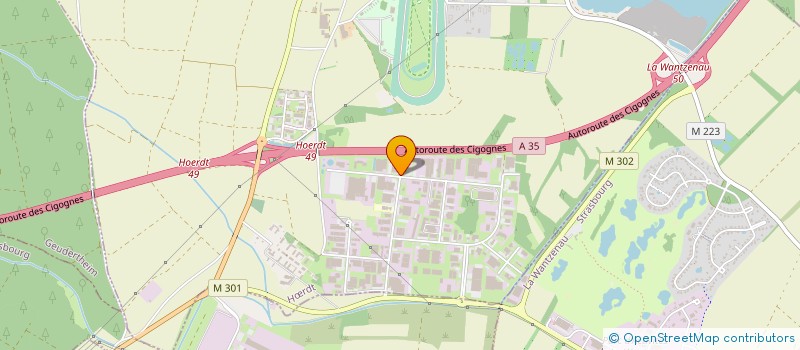 localisation de l'entreprise ALSACE LAIT PARTICIPATIONS  HRDT