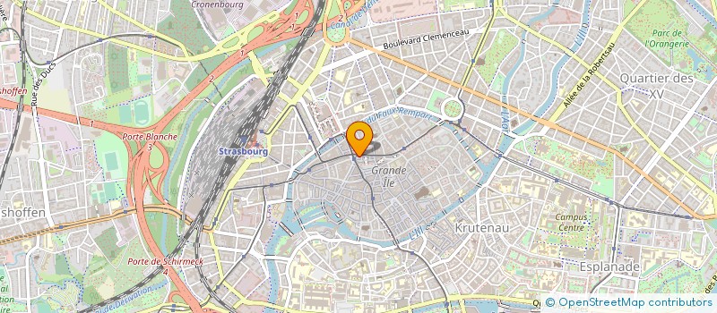 localisation de l'entreprise ALSACE LE DEPLACEMENT LIBRE à STRASBOURG