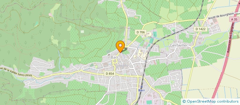 localisation de l'entreprise ALSACE LEIPP - LEININGER à BARR