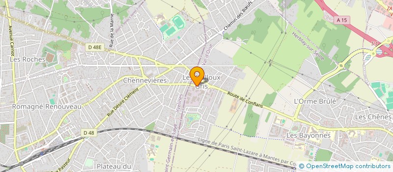 localisation de l'entreprise ALSACE LORRAINE SENS  HERBLAY-SUR-SEINE