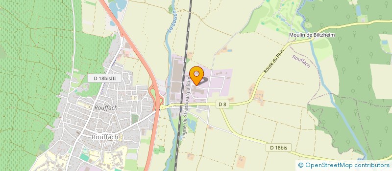 localisation de l'entreprise ALSACE LORRAINE VERIFICATIONS à ROUFFACH