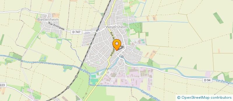 localisation de l'entreprise ALSACE MONTAGE ET DEMONTAGE  WEYERSHEIM