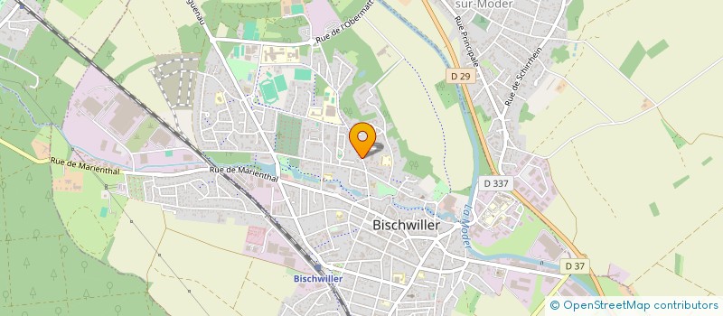 localisation de l'entreprise ALSACE NAUTILE CLUB  BISCHWILLER