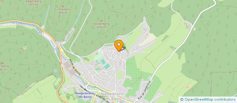 localisation de l'entreprise ALSACE ORIENTALE  GUNDERSHOFFEN