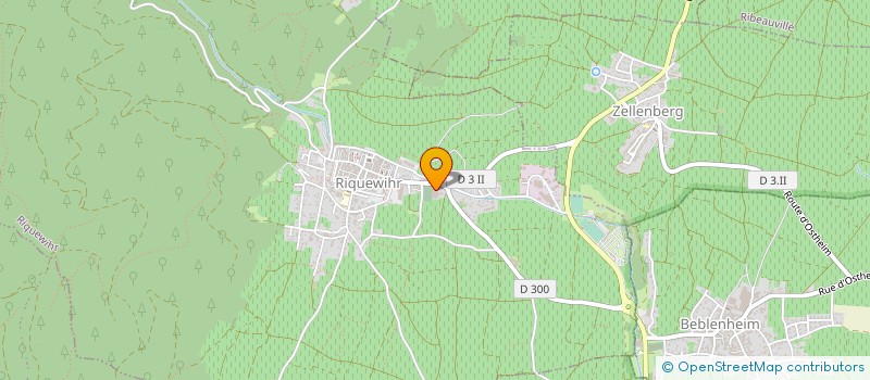 localisation de l'entreprise ALSACE P. E. DOPFF ET FILS à RIQUEWIHR