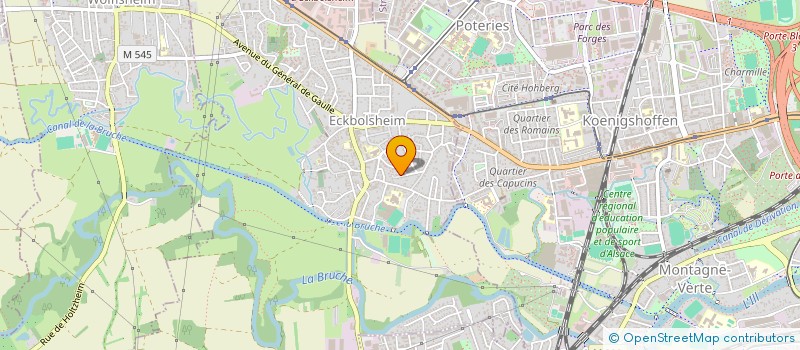 localisation de l'entreprise ALSACE PATRIMOINE ET FINANCE CONSEIL  ECKBOLSHEIM