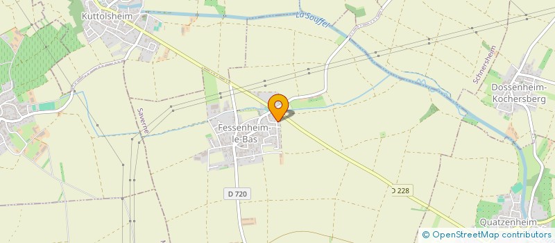 localisation de l'entreprise ALSACE PIZZ  FESSENHEIM-LE-BAS