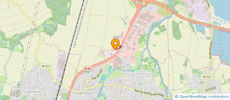 localisation de l'entreprise ALSACE PNEUS ET SERVICES  FEGERSHEIM