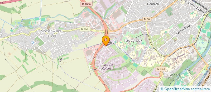 localisation de l'entreprise ALSACE POMPES FUNEBRES  RIXHEIM