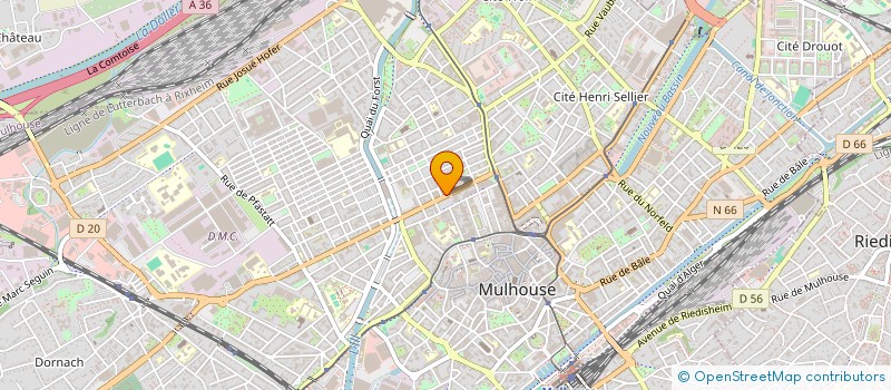 localisation de l'entreprise ALSACE PROTECTION CONFORT PLUS  MULHOUSE