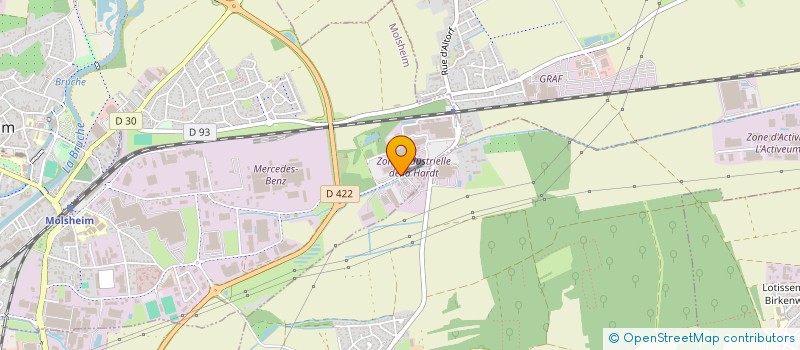 localisation de l'entreprise ALSACE PROTHESES à MOLSHEIM
