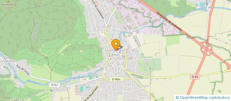 localisation de l'entreprise ALSACE PROVENCE  SOULTZ-HAUT-RHIN