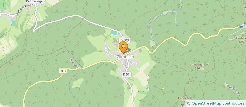 localisation de l'entreprise ALSACE RENAISSANCE  CLIMBACH