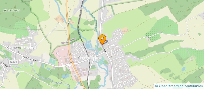 localisation de l'entreprise ALSACE RENOV  GUNDERSHOFFEN