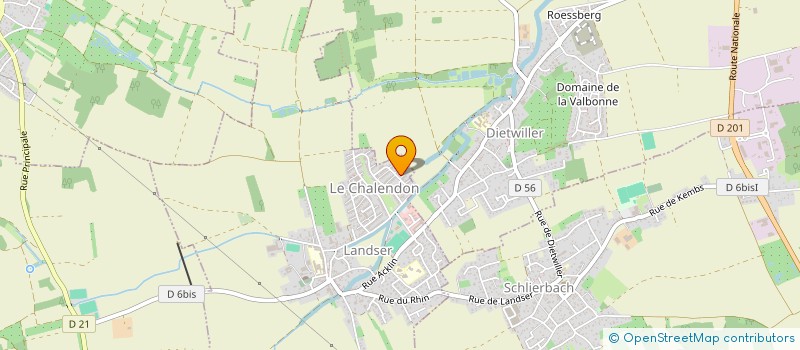 localisation de l'entreprise ALSACE RENOVATION DECORATION  LANDSER