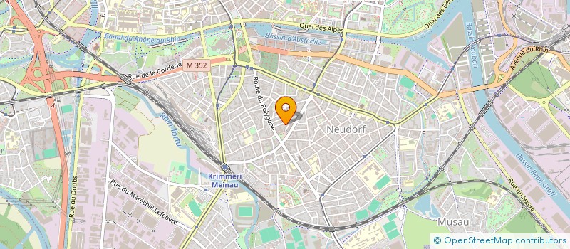 localisation de l'entreprise ALSACE RESEAU NEUTRE à STRASBOURG