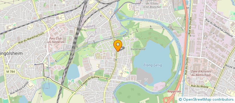 localisation de l'entreprise ALSACE RESIDENCE  OSTWALD