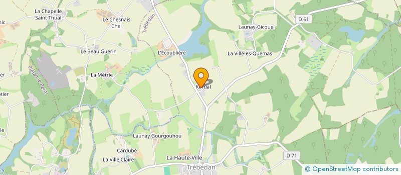localisation de l'entreprise ALSACE RESIDENCES SERVICES à TREBEDAN