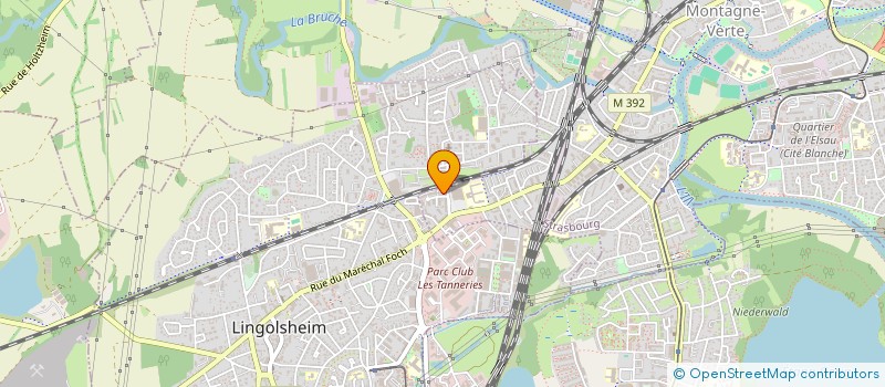 localisation de l'entreprise ALSACE SANITAIRE  STRASBOURG