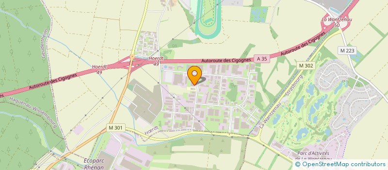 localisation de l'entreprise ALSACE SOLUTION HABITAT  HRDT