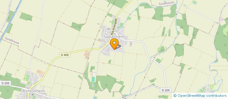 localisation de l'entreprise ALSACE SOLUTIONS BATIMENT  SAASENHEIM